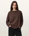 Allsaints Rita Relaxed Fit T-shirt In Brown