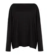 Allsaints Stevie Slim Fit Long Sleeve T-shirt In Black