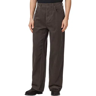 Allsaints Rivet Corduroy Straight Leg Jeans In Brown