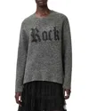 Allsaints Rock Crewneck Sweater In Gray