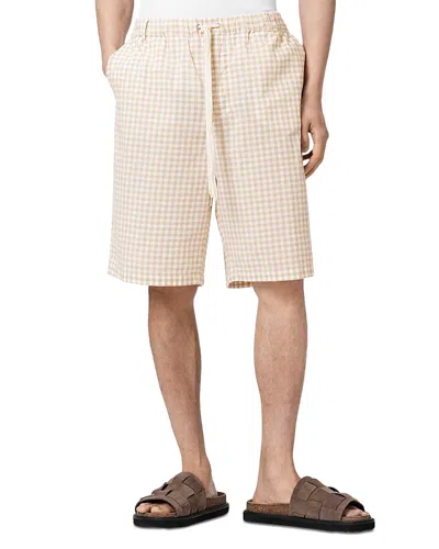 Allsaints Rockland Relaxed Fit 11.2 Gingham Shorts In Multi