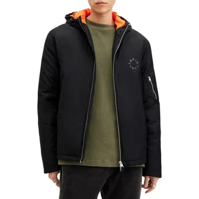 Allsaints Rockpile Tierra Logo Jacket In Black