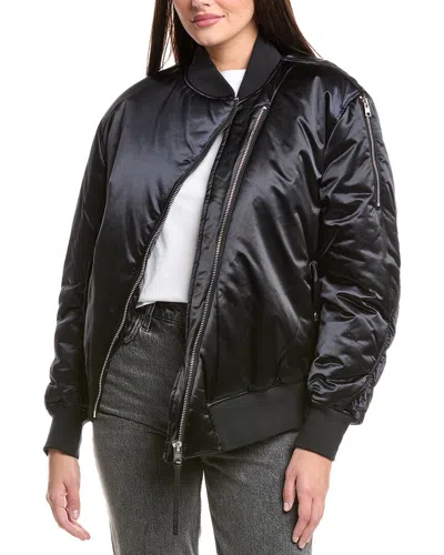 Allsaints Roomer Bomber Jacket In Black