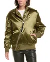 Allsaints Roomer Bomber Jacket In Green