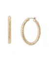 Shop Allsaints Rope Chain Hoop Earrings