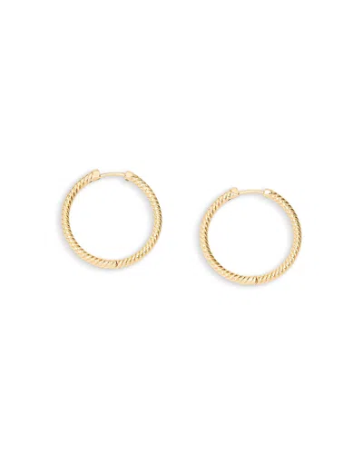 ALLSAINTS ROPE CHAIN HOOP EARRINGS