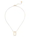 Shop Allsaints Rope Hexagon Pendant Necklace, 17