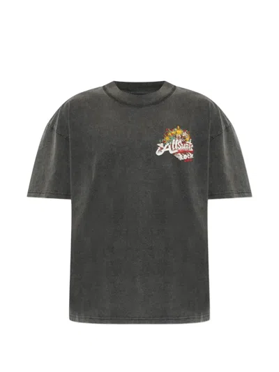 Allsaints Roque Short Sleeve Oversized Crew Neck T-shirt In Black