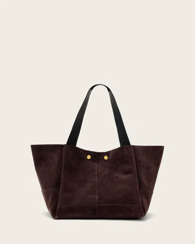 Allsaints Rosalie Large Suede Tote Bag