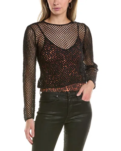 Allsaints Rosalie Top In Black