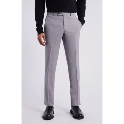 Allsaints Ross Slim Fit Taper Leg Stretch Wool Pants In Grey
