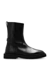Allsaints Round-head Short Boots In Black