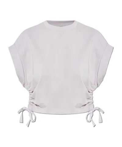 Allsaints Round Neck Short Sleeve T-shirt In Gray