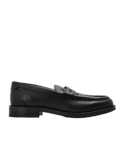 Allsaints Round-toe Loafers In Black