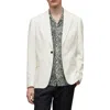 Allsaints Row Blazer In Bone White
