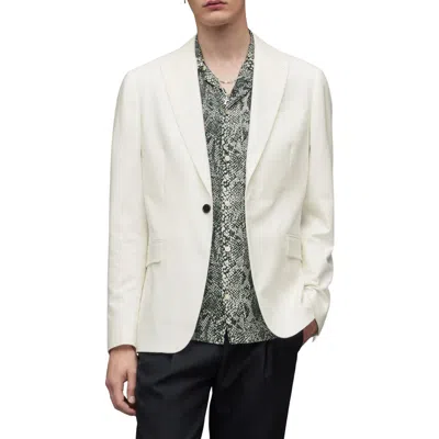 Allsaints Row Blazer In Bone White