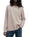 Allsaints Rowe Regular Fit Cotton Sweater In Boston Taupe