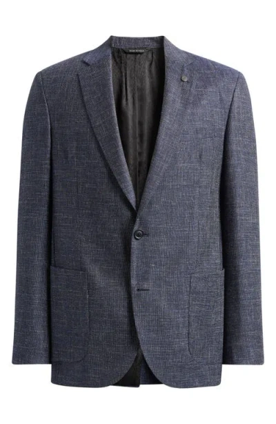 Allsaints Rudy Slim Fit Solid Wool Blend Sport Coat In Blue