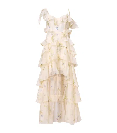 ALLSAINTS RUFFLED SIENNA MAXI DRESS