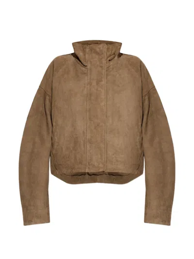 Allsaints Ryder Leather Jacket In Brown