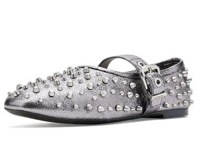 Allsaints Sabine Stud Shoes In Gray