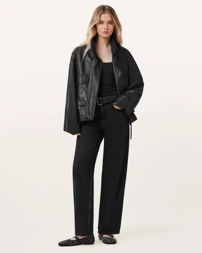 Allsaints Sadie Barrel Leg Denim Jeans