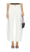 Allsaints Sadie Barrel-leg Denim Jeans In White