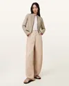 Allsaints Sadler Slim Fit Suede Jacket