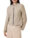Allsaints Sadler Slim Fit Suede Jacket