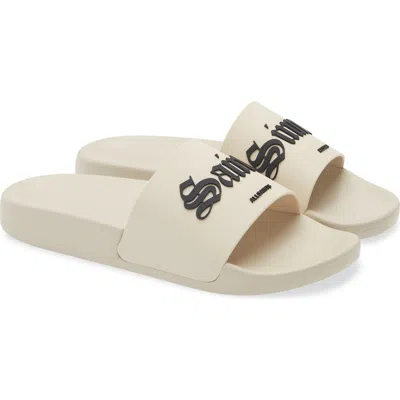 Allsaints Saint Slide Sandal In White