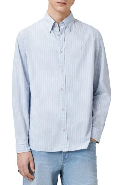 ALLSAINTS ALLSAINTS SAINT STRIPE BUTTON-UP SHIRT