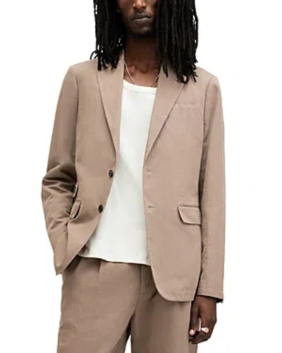 Allsaints Sainte Blazer In Chestnut Beige