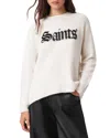 Allsaints Saints And Sinners Sweater In White