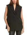 Allsaints Sammey Waistcoat In Black