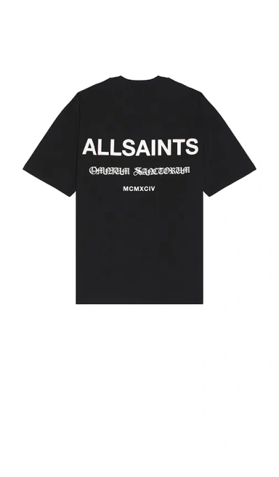 Allsaints Sanctum Short Sleeve Crewneck T-shirt In Black