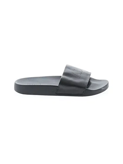 Pre-owned Allsaints Sandals In Black