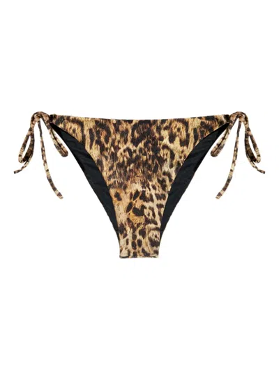 Allsaints Saph Bikini Bottoms In Brown