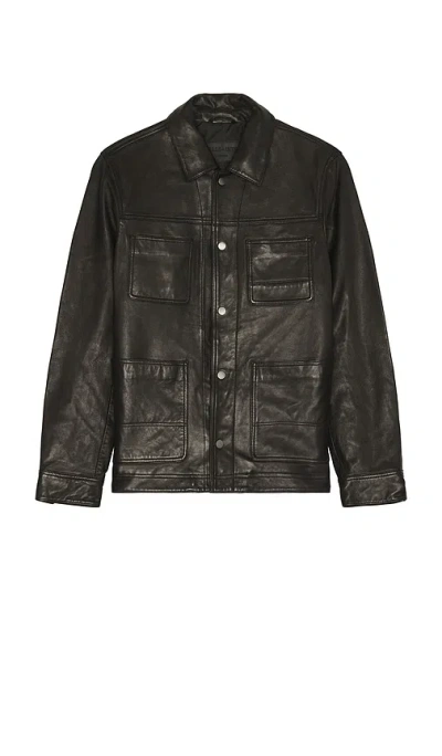 Allsaints Saxon Jacket In Black