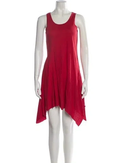 Pre-owned Allsaints Scoop Neck Knee-length Dress In Red
