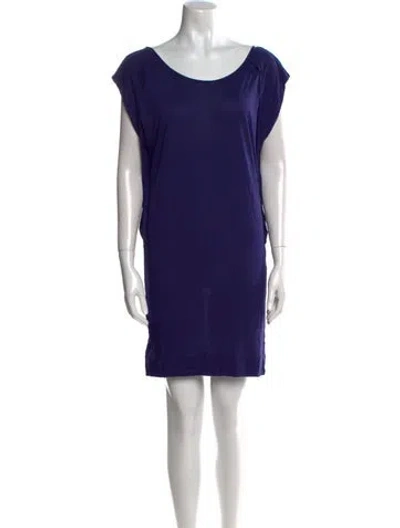 Pre-owned Allsaints Scoop Neck Mini Dress In Multi