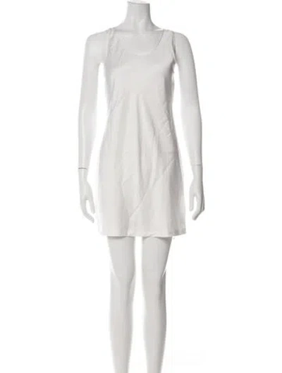 Pre-owned Allsaints Scoop Neck Mini Dress In Pink