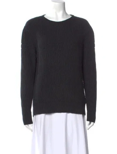 Pre-owned Allsaints Scoop Neck Sweater In Gray