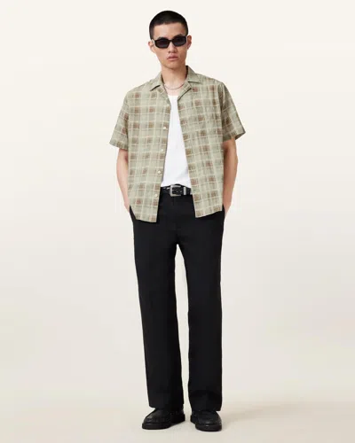 Allsaints Seattle Checked Short Sleeve Shirt