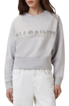 Allsaints Pearl Separo Sequin Sweatshirt In Gray