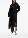 Allsaints Sequin-embellished Sweatshirt In Black