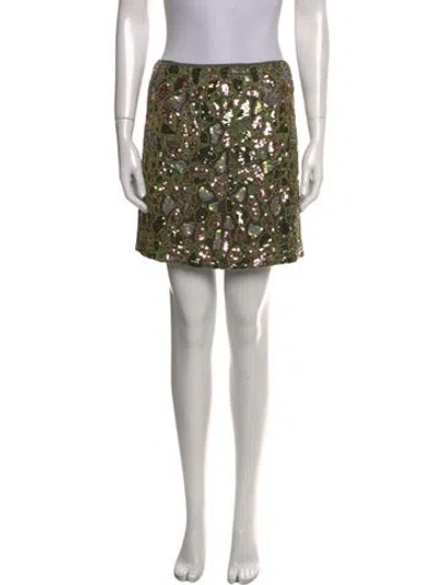 Pre-owned Allsaints Sequin Embellishments Mini Skirt W/ Tags