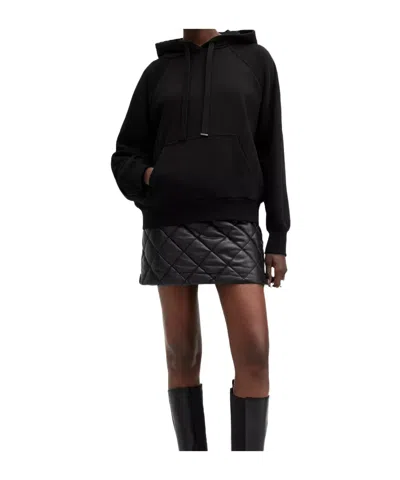 Allsaints Sequin Logo Pullover Sweater In Black