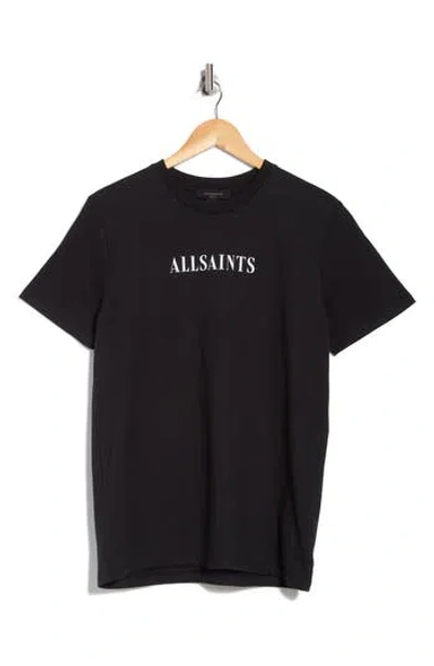 Allsaints Sereni Logo Graphic T-shirt In Black