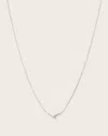 Allsaints Serpent Necklace In Warm Silver