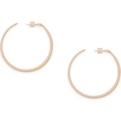 ALLSAINTS ALLSAINTS SERPENTINE HOOP EARRINGS